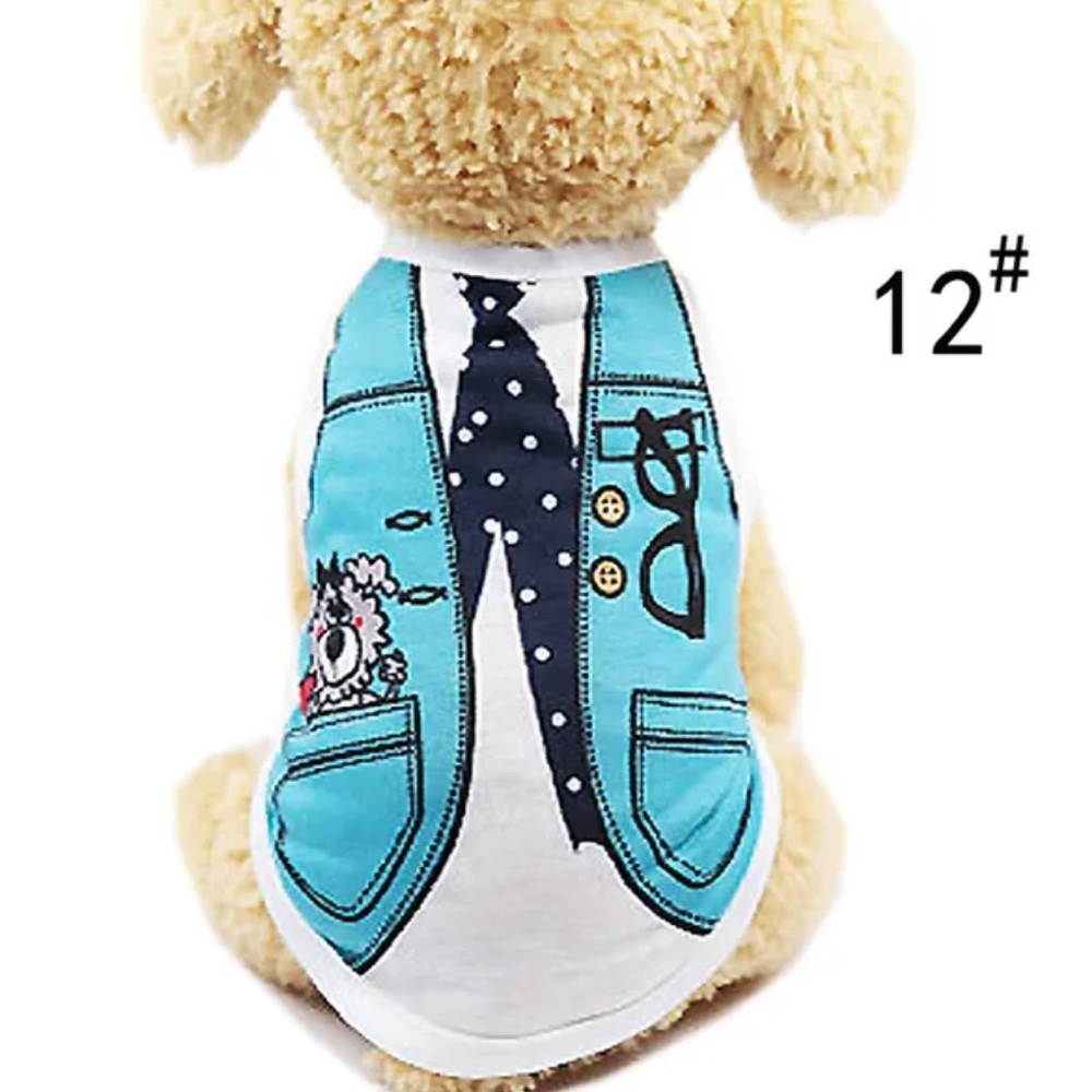 Petite Paws Cotton Tee: Small Dog Clothes for Indoors/Summer with Soft Fabric